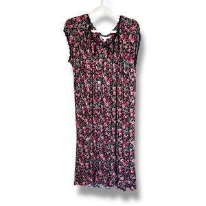 Eileen West Floral Nightgown Size Medium Cottagecore Prairie Tradwife